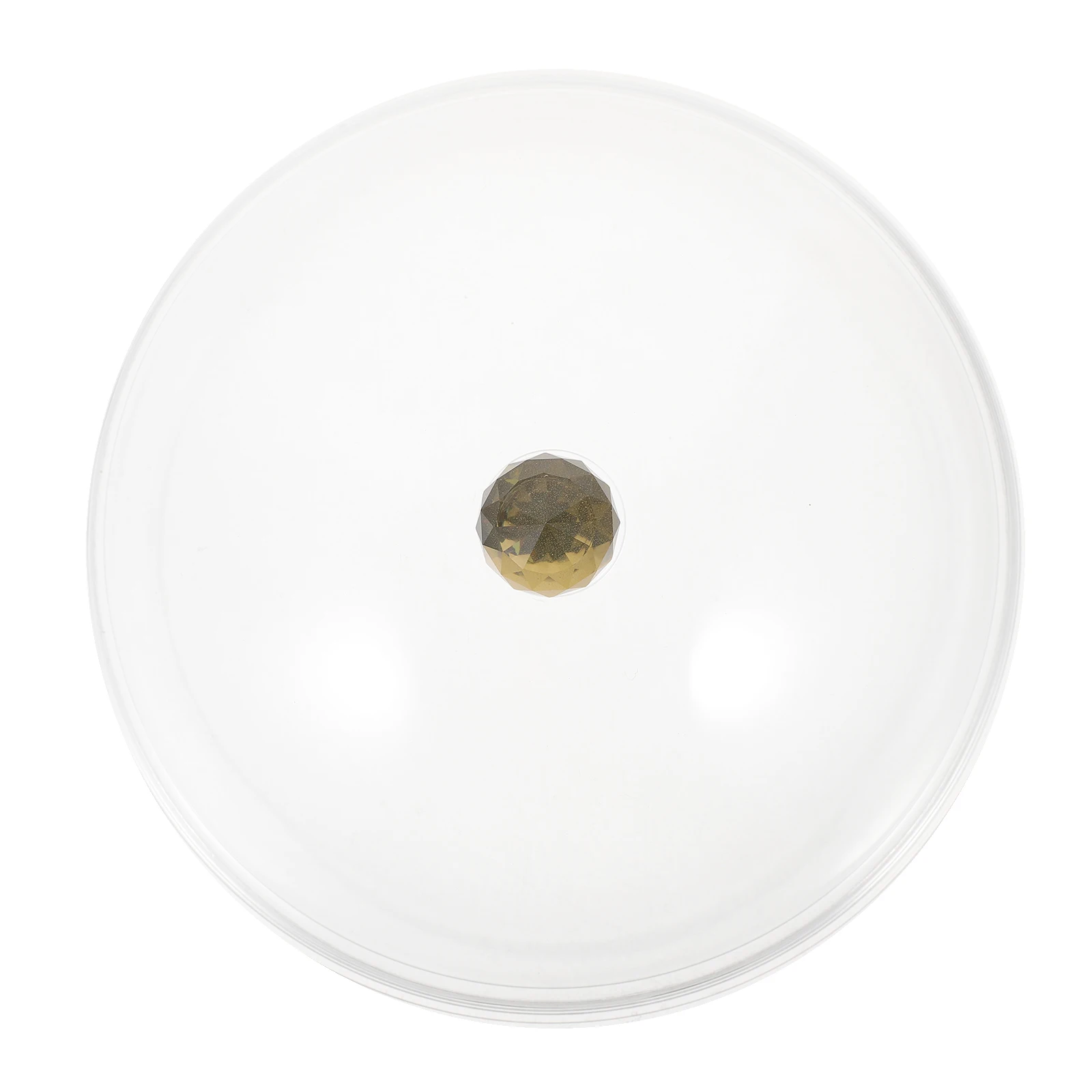 

Dustproof Food Cover Clear Acrylic Cake Dome Reusable Protective Bread Dish Cover Round Shape Easy Clean Kitchen Bar Supplies