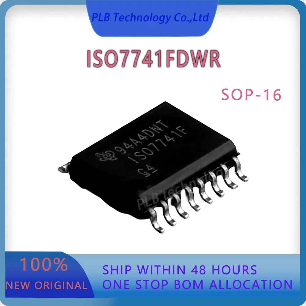 ISO7741 Integrated circuit ISO7741FDW Original Digital isolator Interface Ics Isolation SOP16 Electronics New