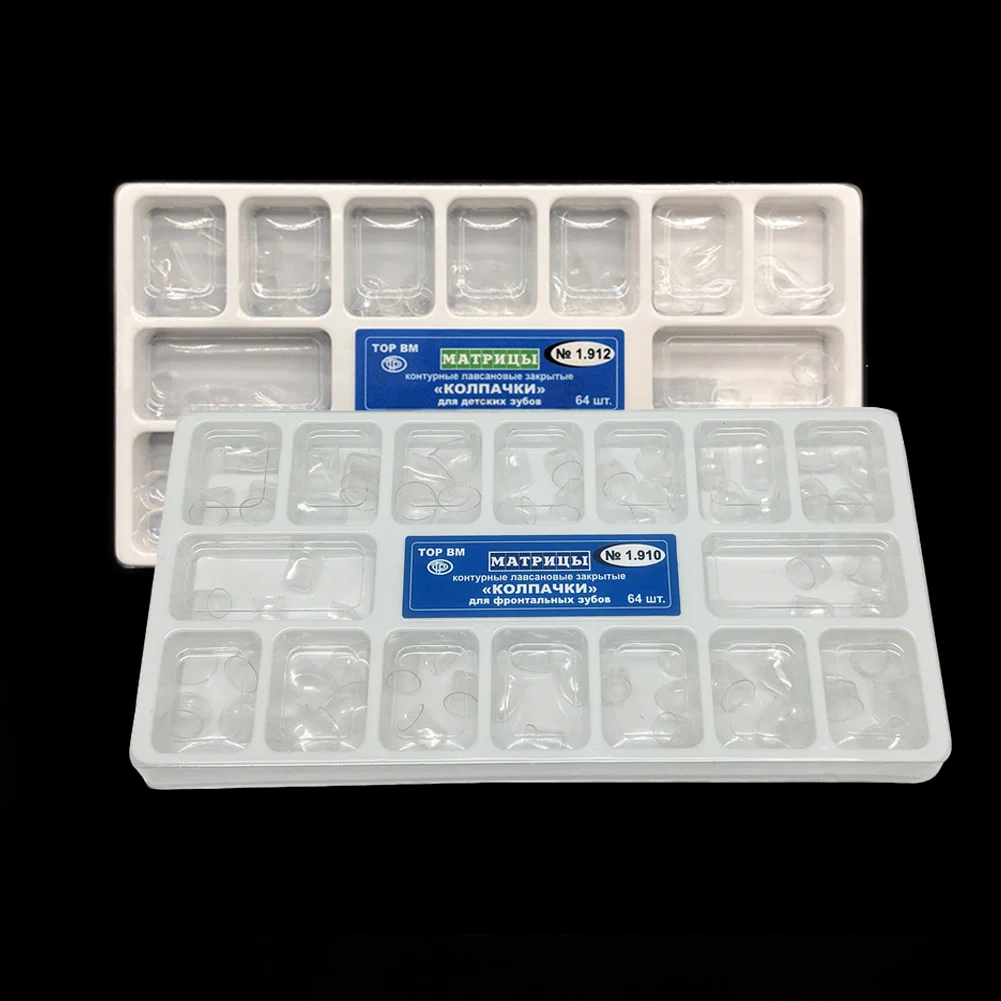 

Temporary Dental Transparent Crown Kit 1.910/1.912 Adult Anterior Child Kid Deciduous Molar Tooth Restoration Preformed Crown