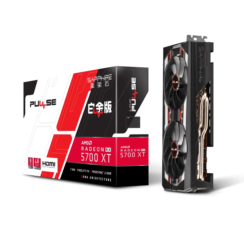 Wholesale 100% Original Graphics Card RX 5700xt 8GB GDDR6 Rx 5700xt Graphics Cards 8gb In Stock