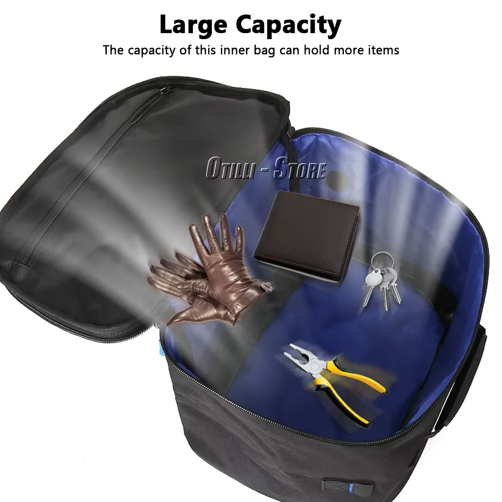 Motorcycle Luggage Inner Bag Expandable Top Case Pannier Saddlebag For BMW R1300GS R 1300 GS 1300GS 2023- Tool Bags Waterproof