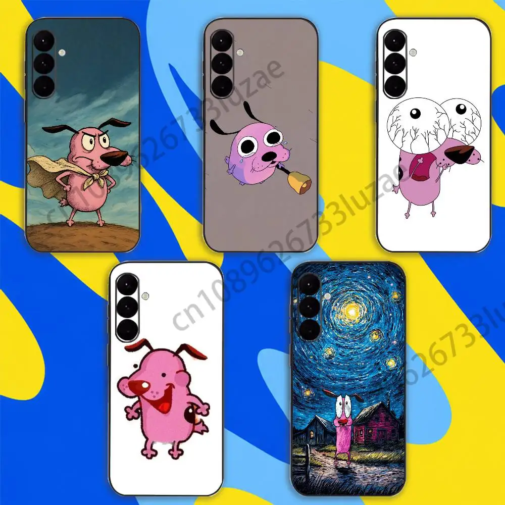 Coque de téléphone Dog C-Courage The C-Cowardly, étui de Protection arrière pour Samsung GalaxyA10 A11 A12 A13 A21 A30 A31 A32 A71 A73 Note
