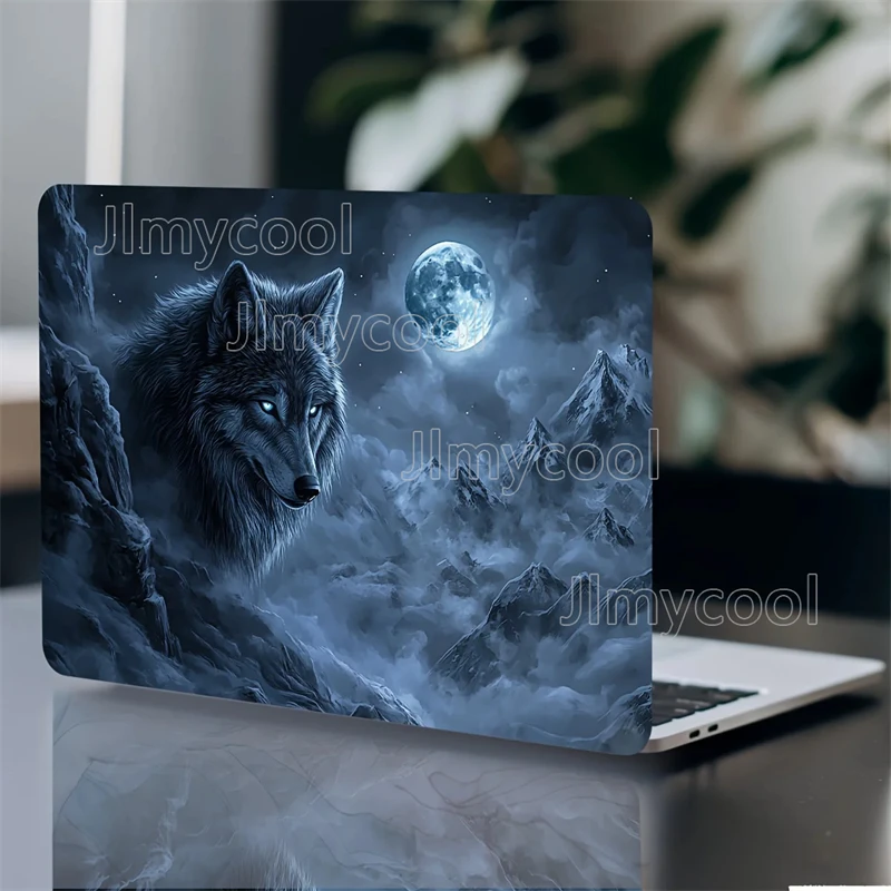 

Набор из двух наклеек для ноутбуков с изображением волка, подходят для нетбуков, эти водонепроницаемые и устойчивые к царапинам наклейки, самоклеящиеся