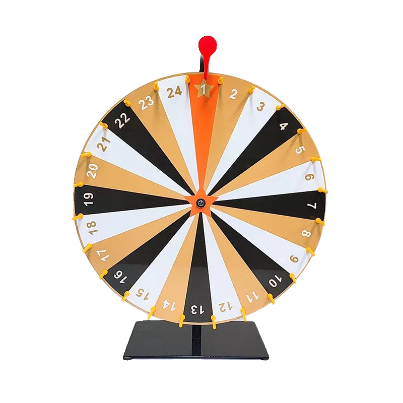 Plataforma giratoria de la suerte de lotería, accesorios de enseñanza divertidos, actividad del juego, lotería digital, ruleta pequeña de escritorio creativa