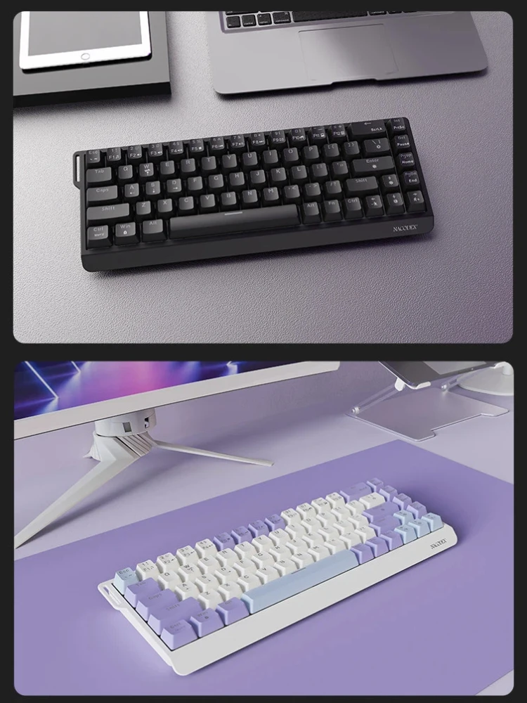AJAZZ X NACODE NK68 V2 Mechanical Keyboard Hot Swappable Red
