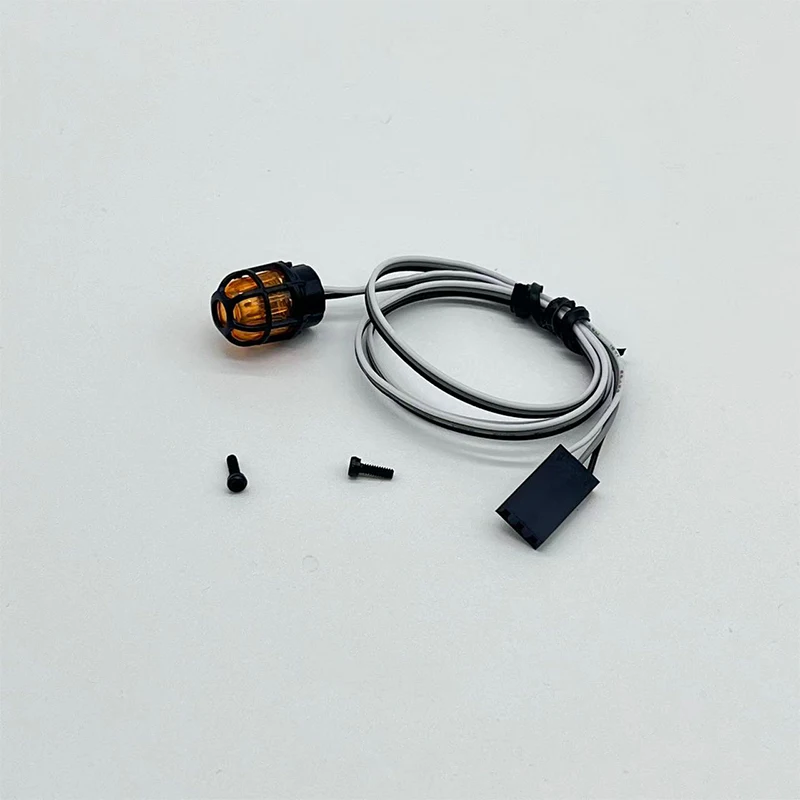 LED Warning Light 360 Degree Rotating Light Engineering Lamp For 1/14 Tamiya RC Truck Tipper Excavator DIY Cars Model Parts Toys - view 4