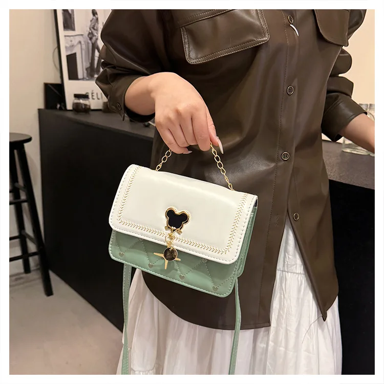 حقيبة كتف نسائية، حقائب كروس، حقائب يد عصرية، محفظة من البولي يوريثان، حقائب يد محمولة، حقيبة ساعي صغيرة #6