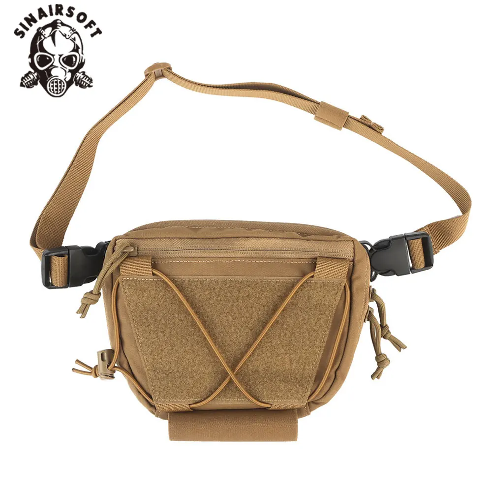 

SINAIRSOFT Tactical Fanny Pack V2 Quick Deployment Raid Drop Pouch with Removable Loop Insert Medical EDC Bag for Hunting Vest
