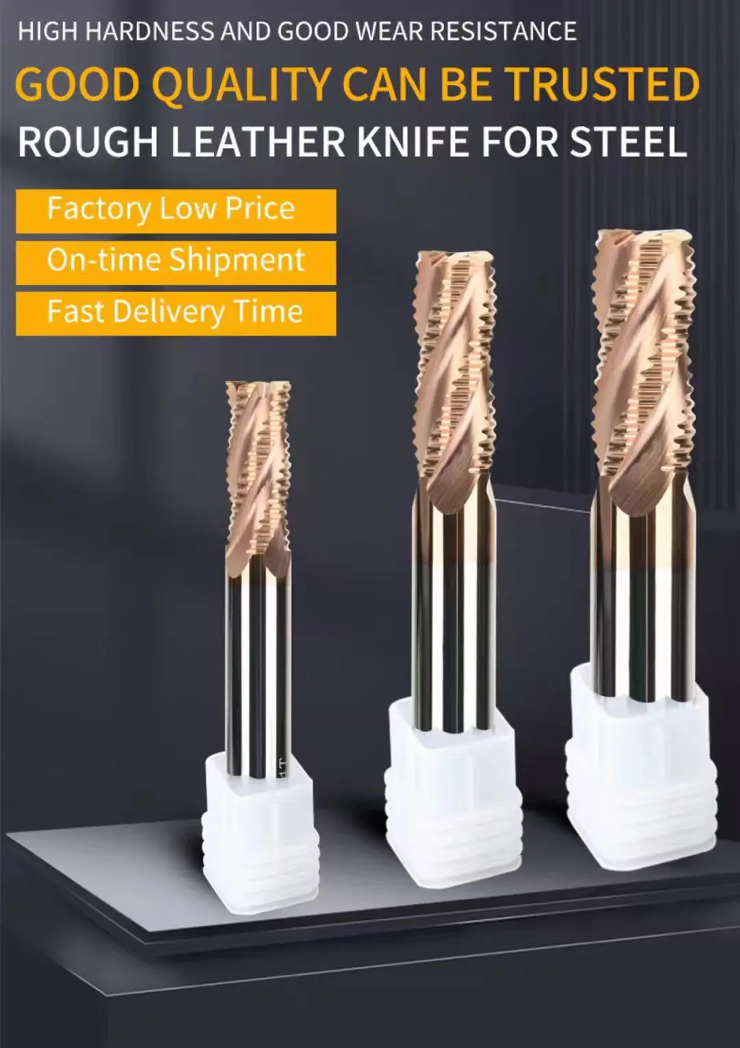 

Rough endmill HRC55 D4-D20 Carbide Tools Processing aluminum and copper
