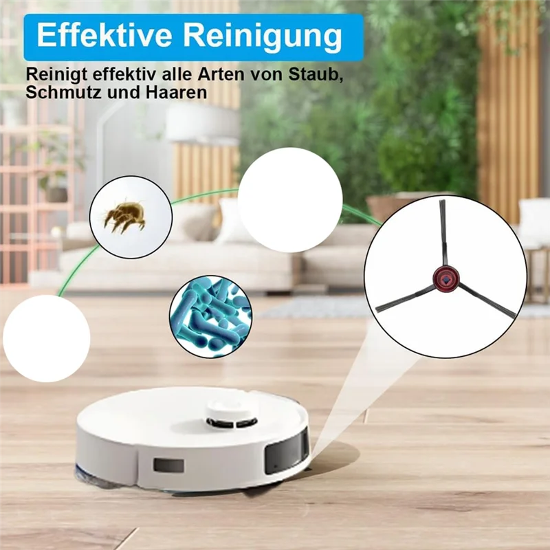 A01M-10 шт. боковые щетки, совместимые с Ecovacs Deebot T30 Pro Omni/T30pro, запасные части для робота-пылесоса