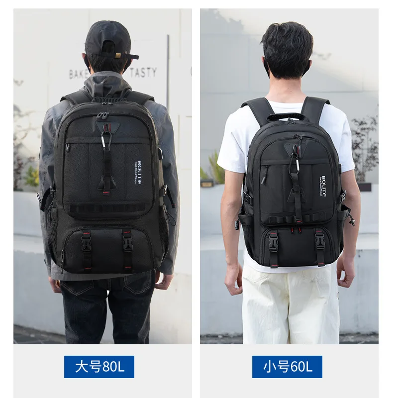 Man Backpack Large Capacity Laptop Bag Multifunctional Gym Bag Travel Rucksack Business Trip Shoe Compartment Travel Backpack