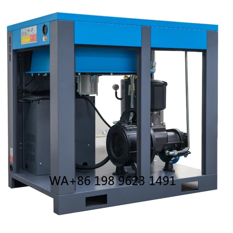 

7.5KW 10HP 380V Permanent Magnet VFD Screw Air Compressor 0.6-1.25Mpa Energy Saving Industrial Air Compressor