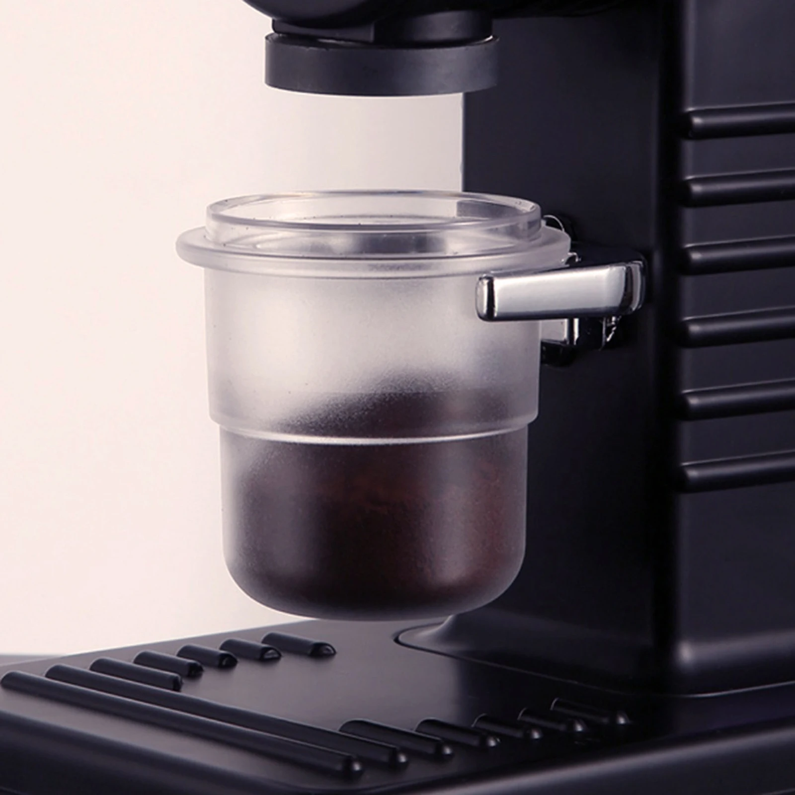 Transparent Plastic Espresso Coffee Accessrioes Dosing Cup Compatible with 51mm/54mm/58mm Size Portafilter