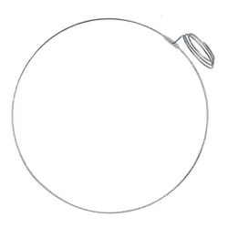 Steel Wire Eye Loupe Round Eyeglasses Holder Band Watch Repair