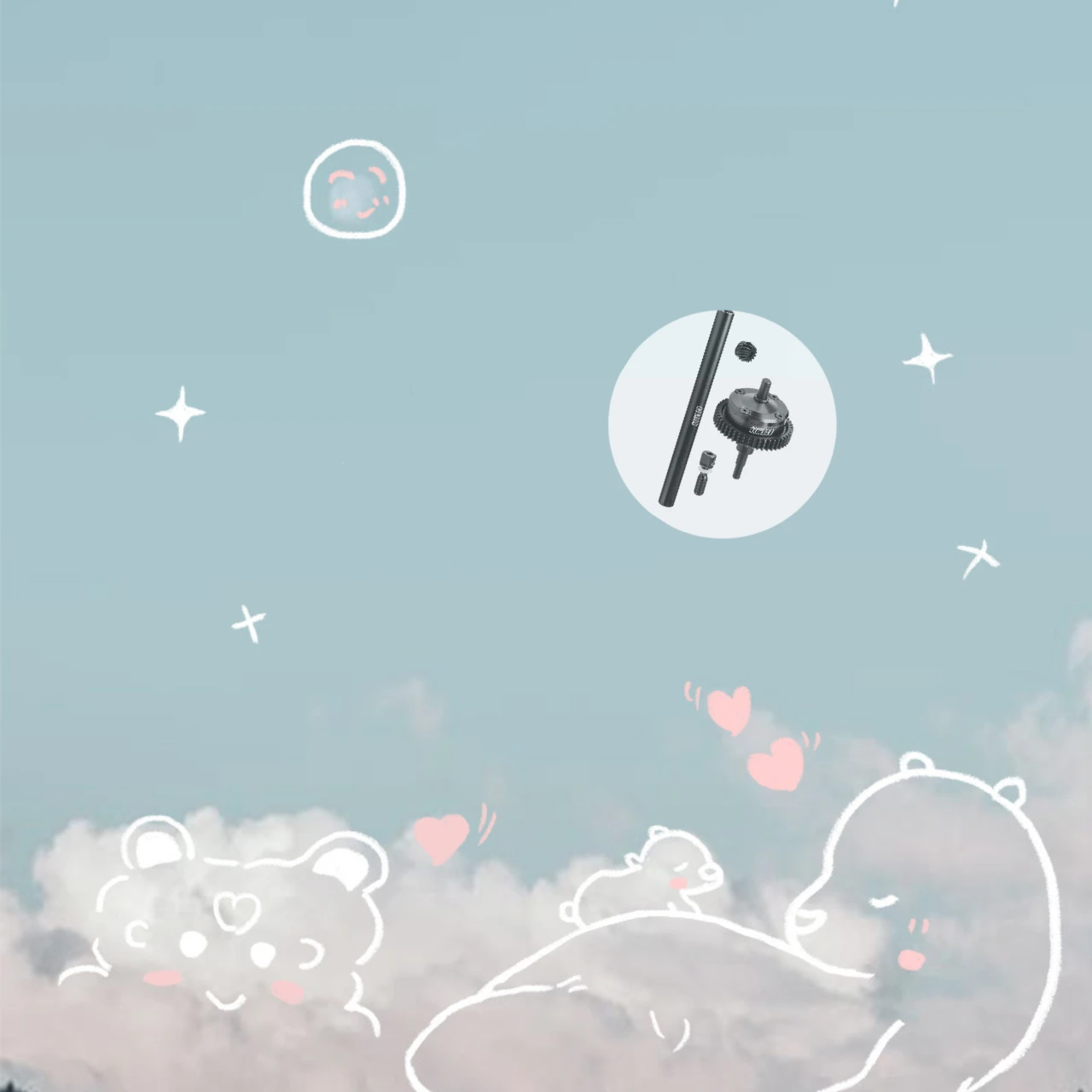 

4140 Carbon Steel + 7075 Alloy Centre Complete Differential For TRAXXAS Mini Maxx / Mini XRT