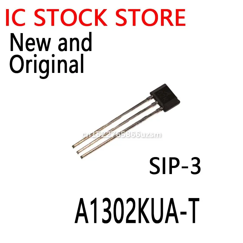 5PCS New and Original A1302EUA-T SIP-3 02K A1302KUA 02E Continuous-Time Ratiometric Linear Hall Effect Sensors A1302KUA-T