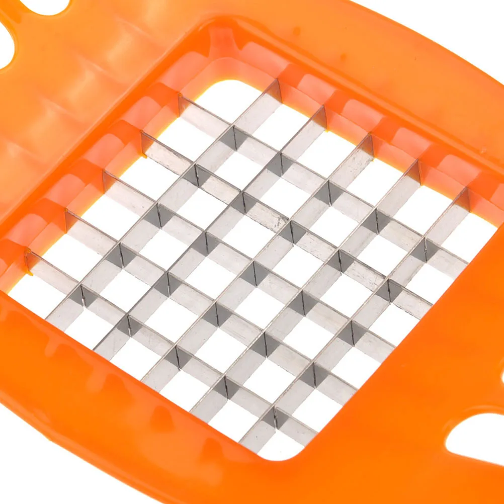 

5Pcs French Fry Cutter Potato Chopper Stainless Steel Manual Vegetable Dicer Kitchen Tool Ergonomic Handle Easy Quick Cutting