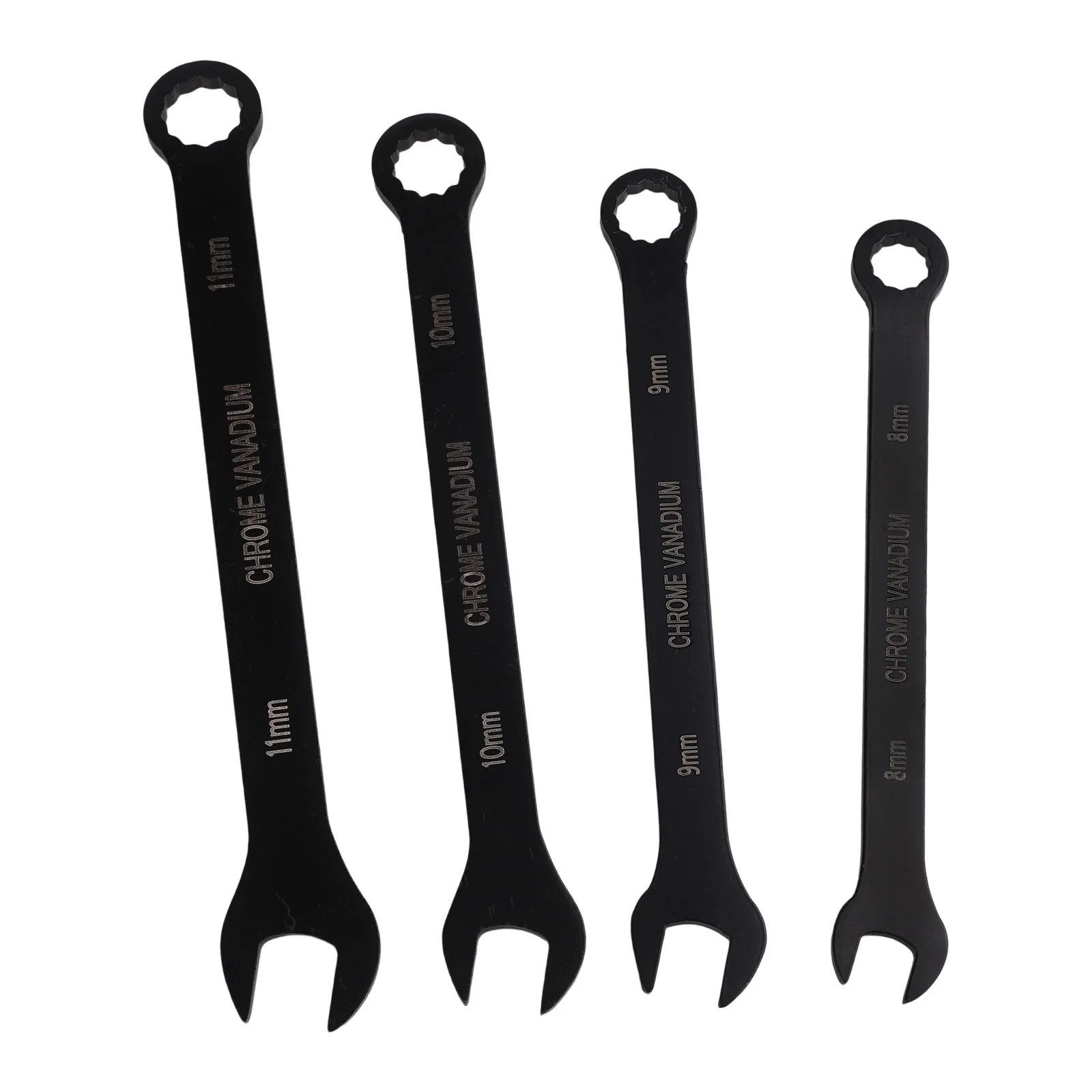 High Performance 14 Piece Metric Wrench Set 12 Point Spanner Tools for Home and For Garage Repairs 8mm to 24mm Sizes
