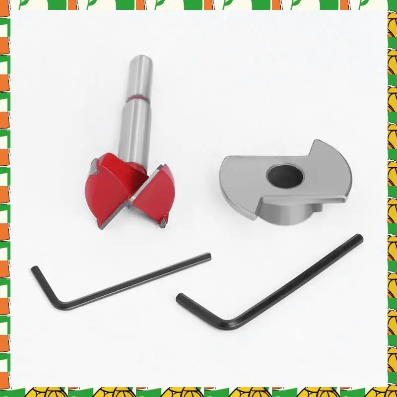 

Professional Tool Positioning Hole Saw Kit Adjustable 15-35Mm Hinge Hole Opener Woodworking Carbide Drill Bits Set