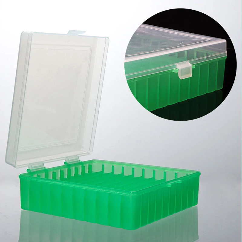 Plastic Test Tube Box buckle LAB Centrifuge Tube Storage Box Cryotube Boxes Portable Sample Frozen Tube Box For 1.5ml 1.8ml 2ml