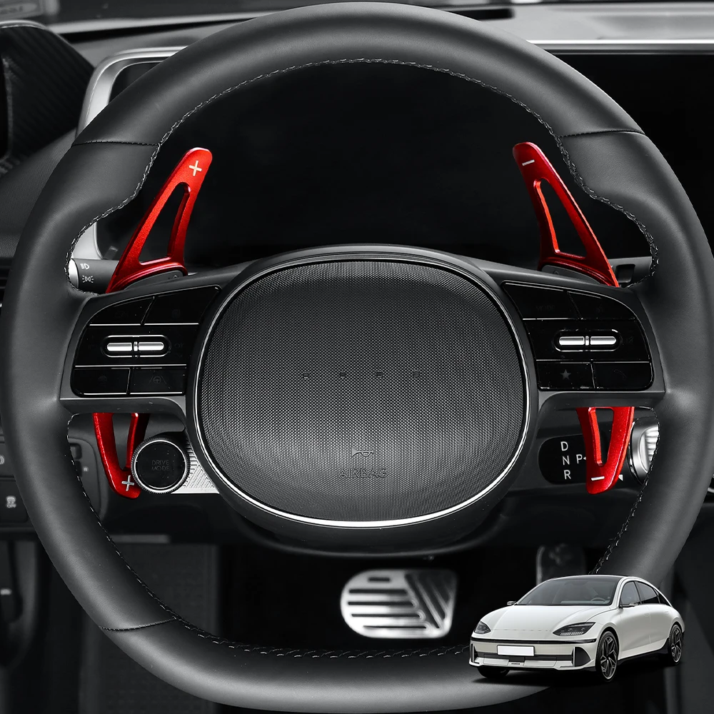 

Для Hyundai IONIQ 5/IONIQ 6/IONIQ 5N/IONIQ 6N: накладки на подрулевые лепестки из алюминиевого сплава, аксессуары для тюнинга