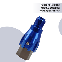 Paint Sprayer Swivel Joint Swivel Connector Tips 360 Degree Rotation Replacement Part For House Furniture Ceilings Industrial