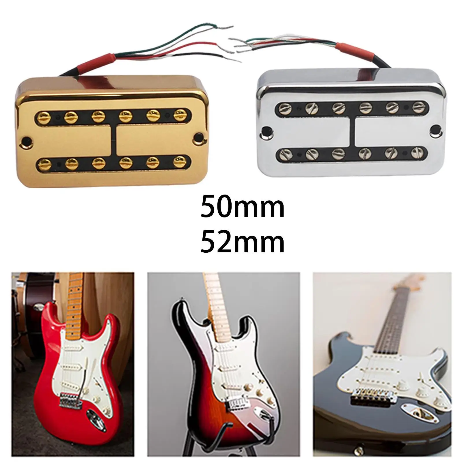 

Guitar Bridge Pickup Guitar Maintenance 6 String Replacement Wired Pickups