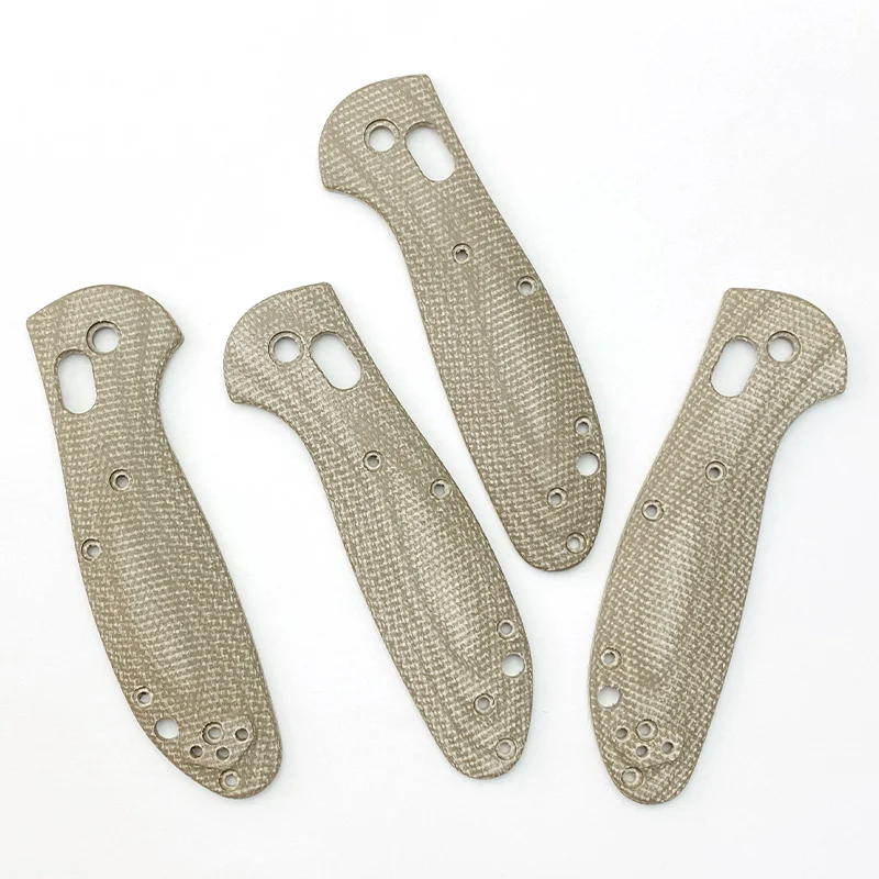 1 Set Custom Knife Micarta Scales for Benchmade Mini Griptilian 555 556 557 Handles DIY Make Grip Accessories Parts Micah Tower