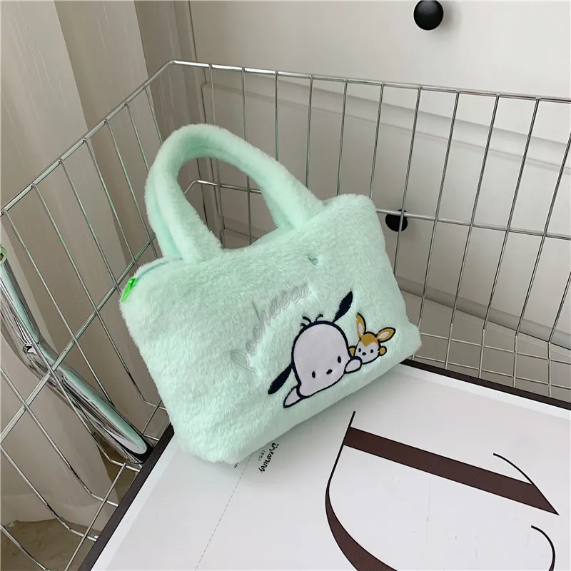 サンリオキャラクターぬいぐるみバックパックセット - シナモロール クロミ ハローキティ マイメロディ かわいいショルダーバッグ 女性用 かわいいメイクアップ