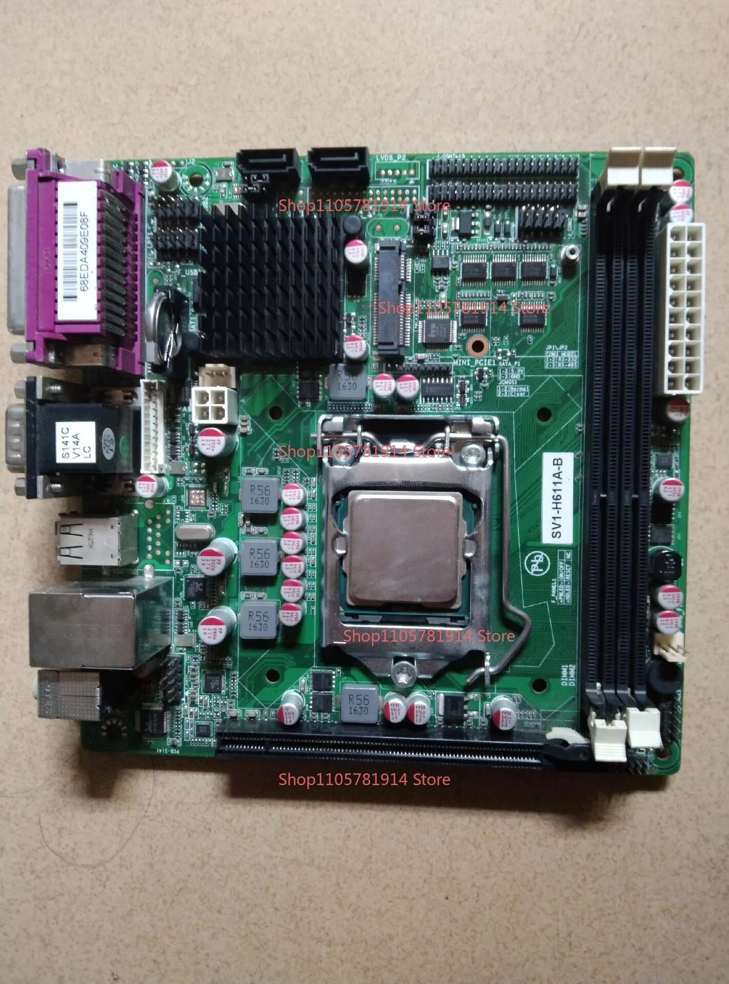For Xunbu SV1-H611A-B Main Board 17 * 17 Small Board, Xunbu H61 Chip Main Board Com Port, Send CPU