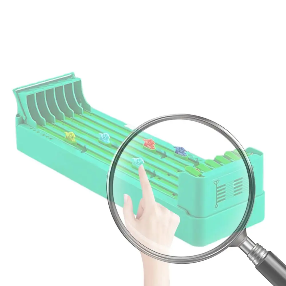 

Desktop Horse Racing Game with 6 Horse Classic Horse Racing Board Game Hand Eye Coordination for Family Game