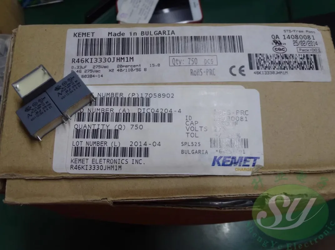 

20PCS AV R46 0.33uf/275VAC 330nf u33 334 MKP New film capacitor 15MM