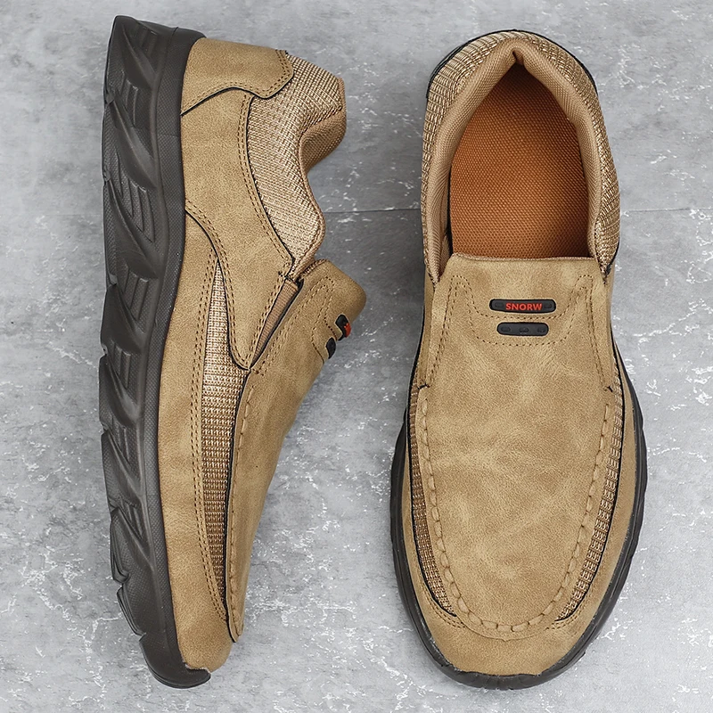 

Shoes for Men Fashion Comfortable Walking Men's Sneakers Handmade Stitching New Flat Casual Shoes New Loafers