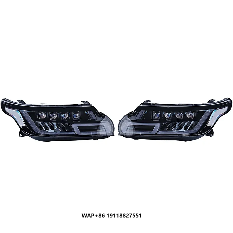 LED 4 Lens L494  Front Head Lamp Headlight for  Rover Sport 2013-2017 Upgraded 2023 Plug&Play