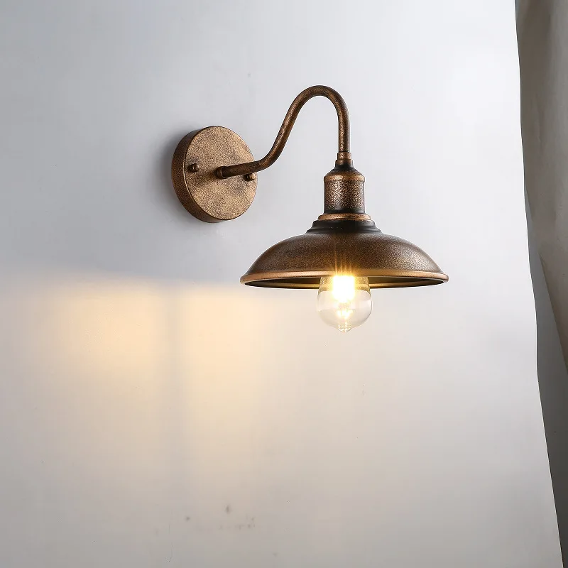 American Loft Vintage Lights Waterproof Outdoor Lights Retro Balcony Terrace Porch Courtyard Garden Light Bedside Bedroom Lamp