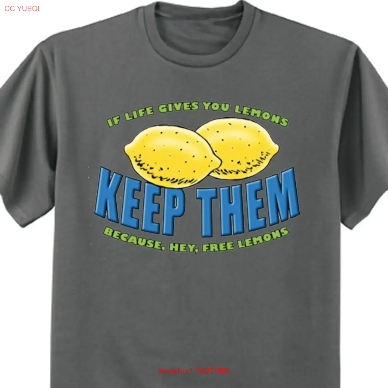 Lemons Funny Saying T shirt Mens  vintage Washed Stylish Slightly graphic designer clothes Comfortable Top For Everyday Wear