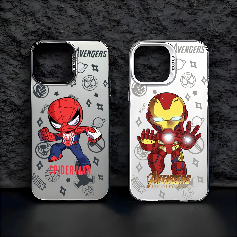 

SpiderMan Iron Man Groot Case for OPPO Realme 5 8 9i 10 11 Pro C15 C20 C21Y C31 C33 C35 C53 C55 5G Matte Shockproof Back Cover