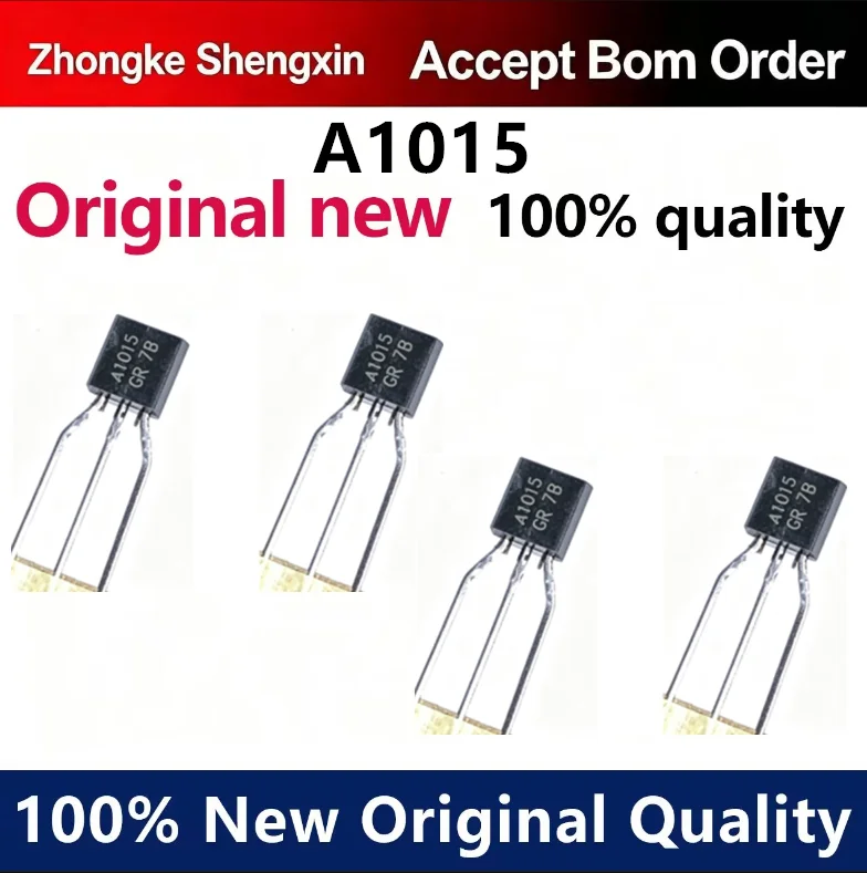 （5pcs-100pcs）Starting from one item, TOSHIBA Toshiba A1015 C1815 2SA1015 2SC1815 brand new GR gear is available for sale