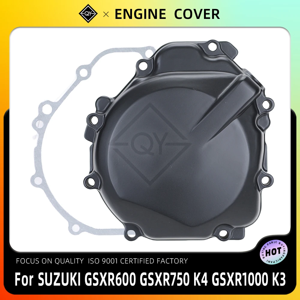 

LQYL Engine Cover Stator Cover CrankCase Side Cover Shell For SUZUKI GSXR600 GSXR750 2004 2005 K4 GSXR1000 03-04 K3 GSX-R GSXR