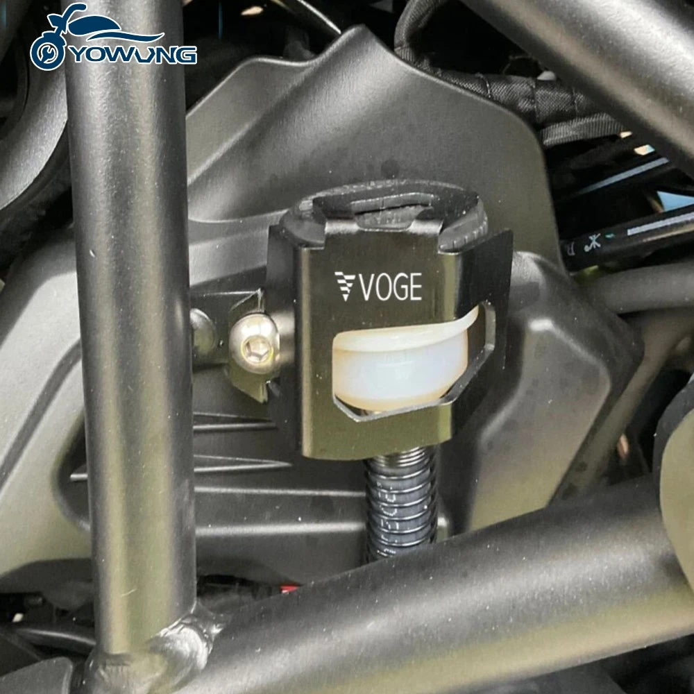

Motorcycle Accessories Rear Brake Fluid Reservoir Cover Guard Tank Protector FOR LONCIN VOGE 300 RALLY 300GY 300RALLY RALLY300