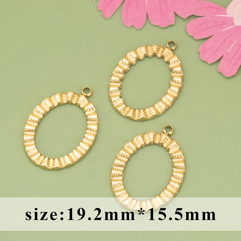 Assoonas, 4 Stück/Set, MD42, Schmuckzubehör, 316L-Edelstahl, nickelfrei, Anhänger, handgefertigt, Schmuckherstellung, DIY-Anhänger – Detail 8