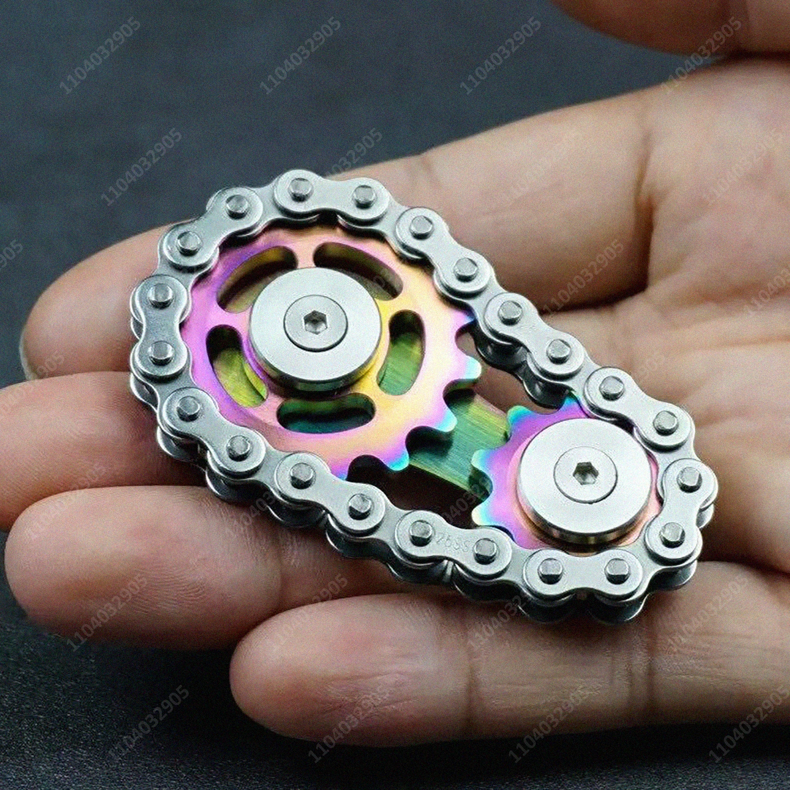 Metal EDC Fidget Spinner Precision Engineered Gear Fidget Slider Mechanism for Stress Relief Anti Stress&Focus Enhancement Gifts