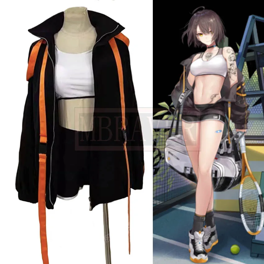 Azur Lane USS Baltimore Tennis Sport Wear Cosplay Costume Party Christmas Halloween Custom Made Any Sizes