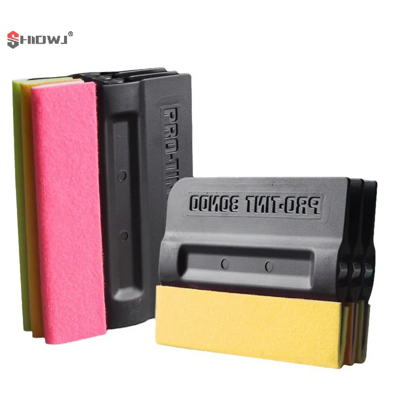 1 Pcs Magnetic Card Squeegee Felt Cloth Edge Squeegee No Scratch Applicator Car Window Tinting Film Tools