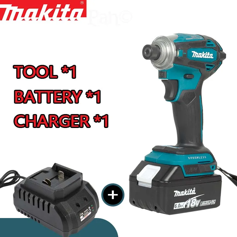 MAKITA DTD172Z Lithium battery brushless impact driver memory function 4 mode screwdriver