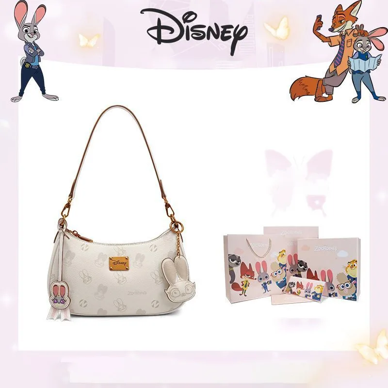 

Disney Original Cartoon Zootopia Large Capacity Tote Bag Underarm Shoulder Bag Super Cute Classic Cute Colorway Crossbody Bag