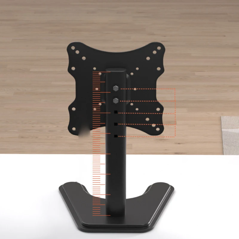 Height-Adjustable Monitor Stand 14-35'' for Desktop Computer, Anti-Slip PC Screen Holder Bracket 75*75 100*100 200*100 180*180