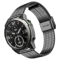 for Zeblaze Vibe 7/Pro/Lite/stratos 2 3/Btalk/GTR 3 Pro/Ares 3 Pro Stainless Steel Bracelet Watchbands 22mm Replace Metal Strap
