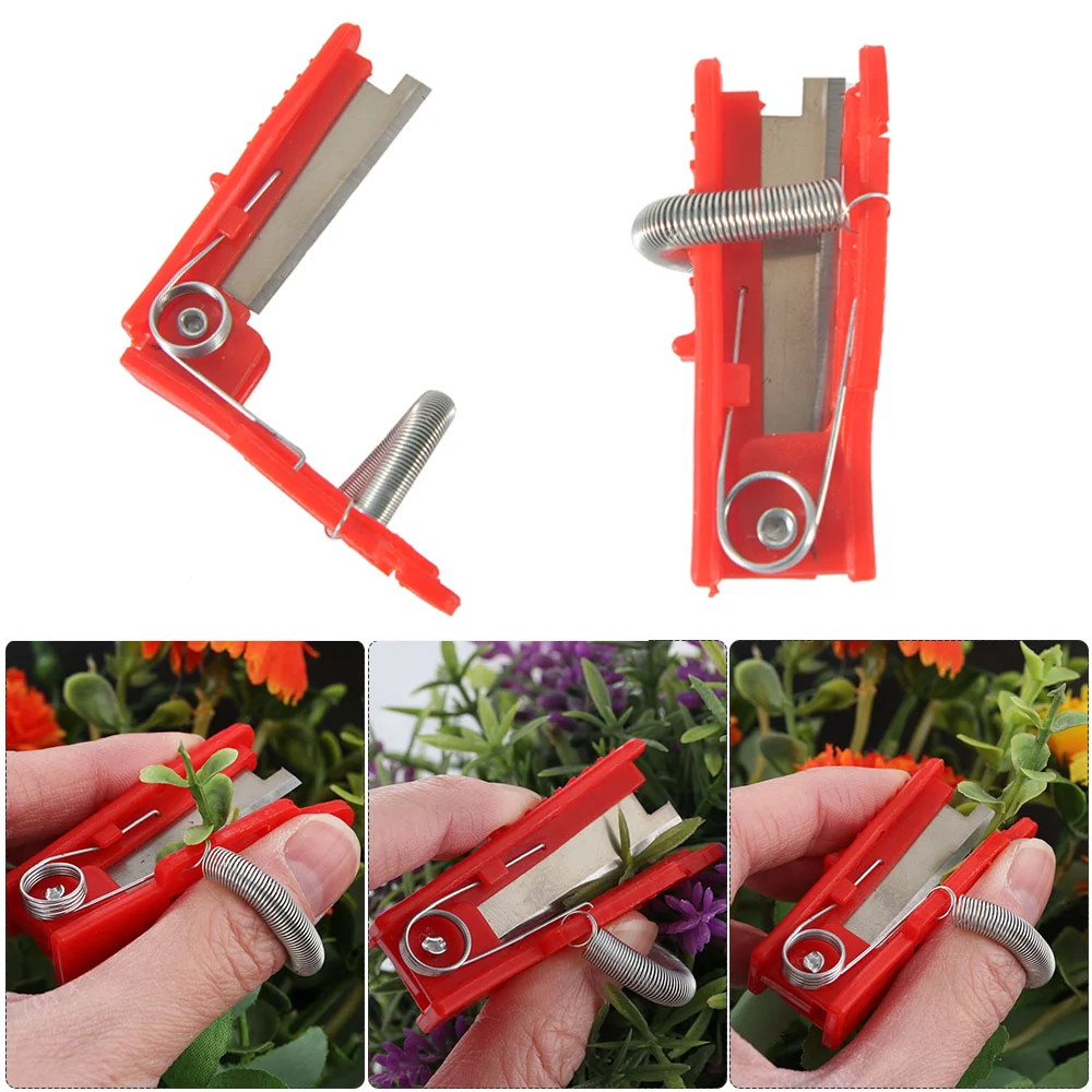 Multifunction Thumb Knife Garden Pruner  Safe Fruit Blade Tool Cutting Blade Rings Finger Protector Catcher Garden Tools