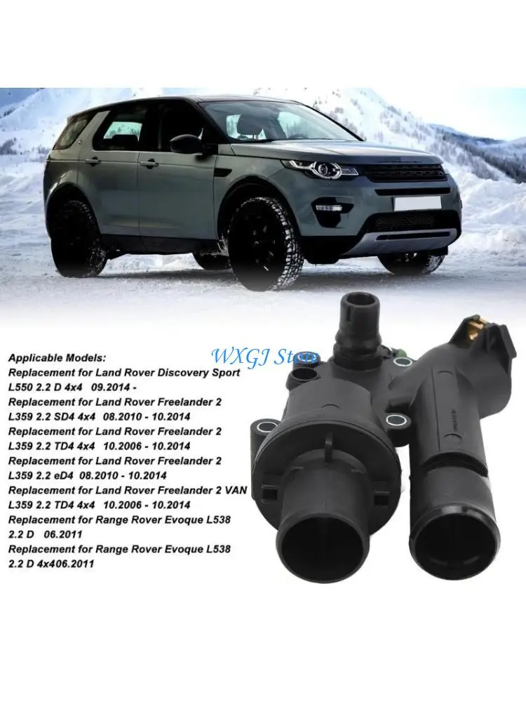 

37JE Abrasion Resistant Auto Car Engine Coolant Thermostat Housing Assembly Climate Control for Discovery Sport L550 LR001312